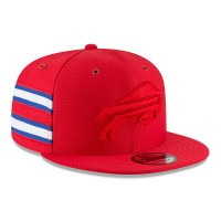 Men's Buffalo Bills New Era Red 2018 NFL Sideline Color Rush Official 9FIFTY Snapback Adjustable Hat 3062757